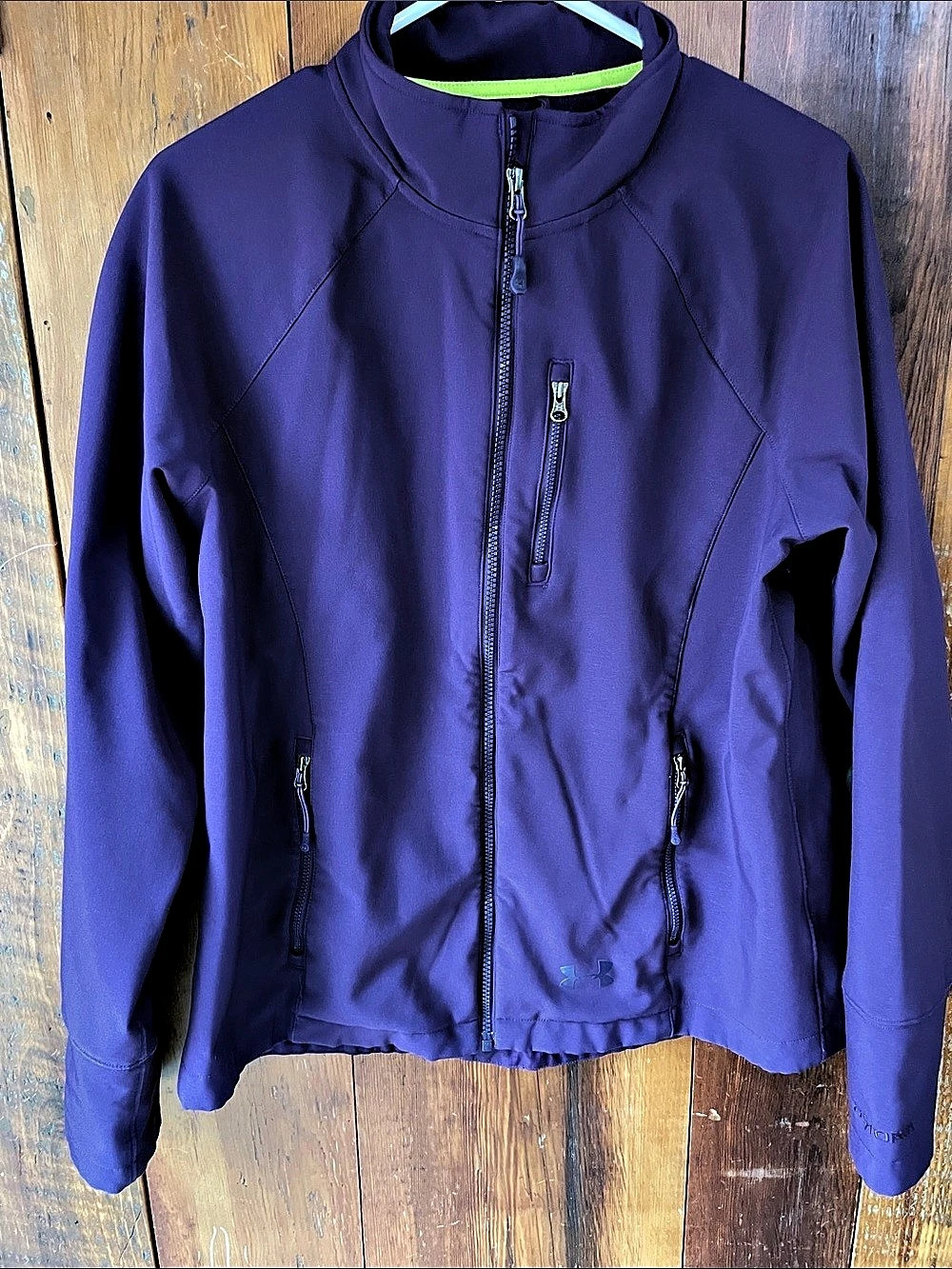 Under Armour UA Storm Softshell Jacket Women's Purple & Green Size Large